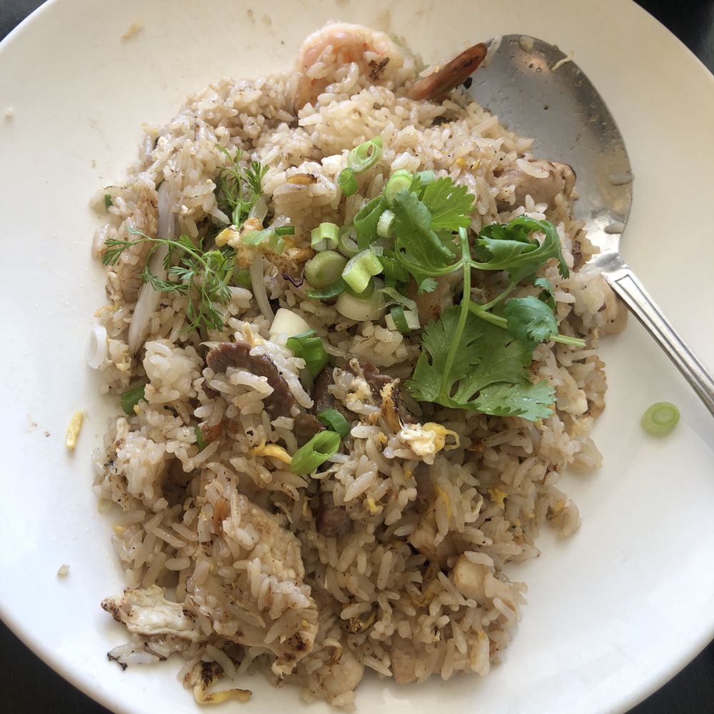 Meun Fan Thai Cafe - Combination Fried rice. Good for 3. - Thai Near Me - Goleta, California Meun Fan Thai Cafe - Combination Fried rice. Good for 3. - Thai Near Me - Goleta, California