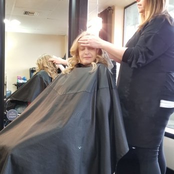 Stella & Rocco's Salon - Matilda working her magic - Hair Salons Near Me - Tacoma, Washington