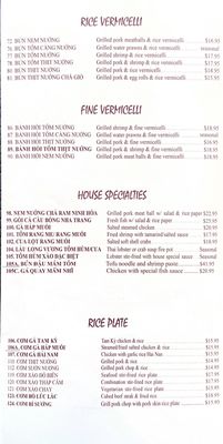 Menu photo 4 Nha Trang Restaurant San Jose, CA Menu photo 4 Nha Trang Restaurant San Jose, CA