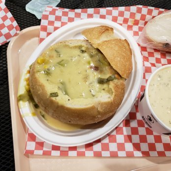 Pike Place Chowder - Pacific Place - Vegan chowder in a bread bowl - Seafood Near Me - Seattle, Washington Pike Place Chowder - Pacific Place - Vegan chowder in a bread bowl - Seafood Near Me - Seattle, Washington