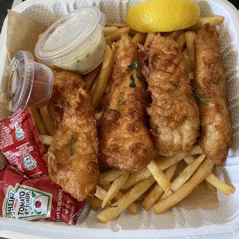 OlenaHi - Mahi-mahi fish and chips this was also delicious - Salad Near Me - Honolulu, Hawaii OlenaHi - Mahi-mahi fish and chips this was also delicious - Salad Near Me - Honolulu, Hawaii