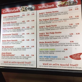 Andy's Frozen Custard - Desserts Near Me - Warr Acres, Oklahoma