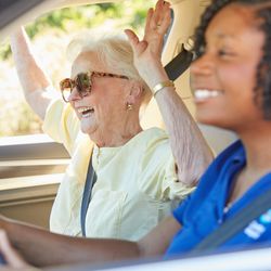 Comfort Keepers Home Care - Wanna go for a drive? Maybe visit a friend? Say no more.