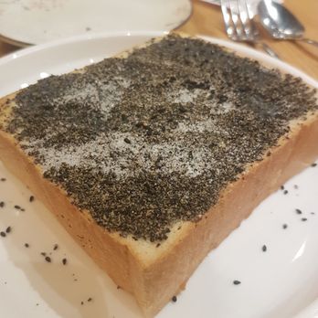 Petit Potato - Black sesame condensed milk toast - Taiwanese Near Me - Toronto, Ontario Petit Potato - Black sesame condensed milk toast - Taiwanese Near Me - Toronto, Ontario