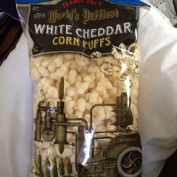 Trader Joe's - White cheddar corn puffs - yum! - Grocery Near Me - Torrance, California Trader Joe's - White cheddar corn puffs - yum! - Grocery Near Me - Torrance, California