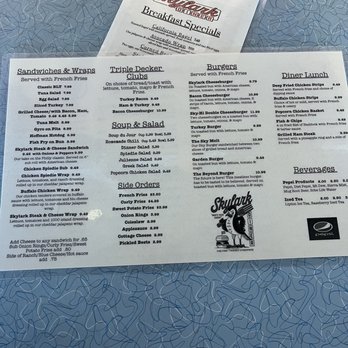 Skylark Diner - None Breakfast Menu - Diners Near Me - Vestal, New York Skylark Diner - None Breakfast Menu - Diners Near Me - Vestal, New York