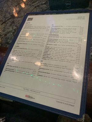 Menu photo 2 The Keg Room New York, NY Menu photo 2 The Keg Room New York, NY
