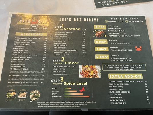 Menu photo 1 Crab City San Diego, CA Menu photo 1 Crab City San Diego, CA