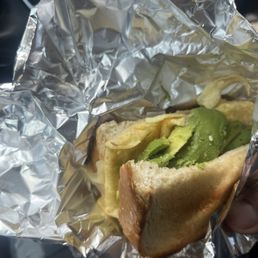 Avocado egg cheese sandwich Avocado egg cheese sandwich