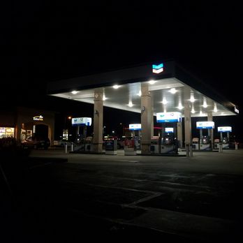 Chevron - a gas station at night - Gas Stations Near Me - Huntington Beach, California Chevron - a gas station at night - Gas Stations Near Me - Huntington Beach, California