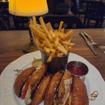 Society Swan - Fried Chicken Sandwich with Fries - American Near Me - Scottsdale, Arizona