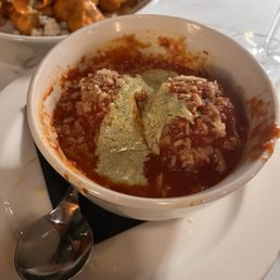 Meatballs with idk, maybe melted butter?... Meatballs with idk, maybe melted butter?...