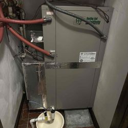 All In Services - Our water to air system that Clayton rebuilt