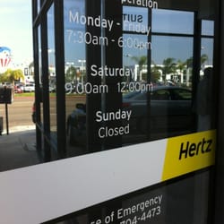 Hertz Rent A Car - Business Hours