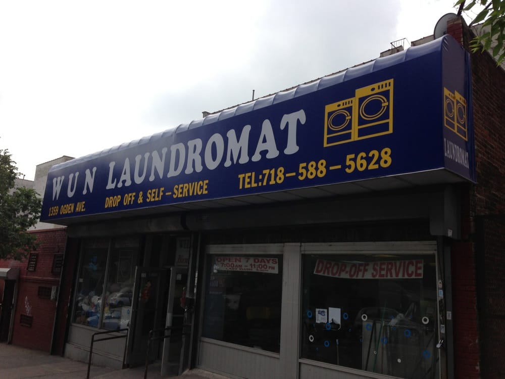 WUN LAUNDROMAT 1359 Ogden Ave, Bronx, NY Yelp