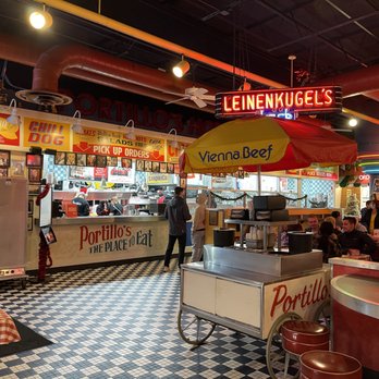 Portillo's & Barnelli's Schaumburg - Interior - Hot Dogs Near Me - Schaumburg, Illinois Portillo's & Barnelli's Schaumburg - Interior - Hot Dogs Near Me - Schaumburg, Illinois