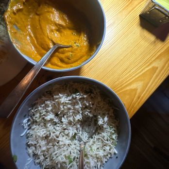 Mantra by Indian Garden - Chicken tikka masala and Jeera rice - Indian Near Me - Schiller Park, Illinois Mantra by Indian Garden - Chicken tikka masala and Jeera rice - Indian Near Me - Schiller Park, Illinois