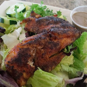 Sunset Grille & Raw Bar - Working my way thru all the blackened fish on the menu, this Hogfish a 10 (lg. portion), Snapper a 10, Grouper an 8.5. Mahi y Tuna next. - Seafood Near Me - Marathon, Florida Sunset Grille & Raw Bar - Working my way thru all the blackened fish on the menu, this Hogfish a 10 (lg. portion), Snapper a 10, Grouper an 8.5. Mahi y Tuna next. - Seafood Near Me - Marathon, Florida