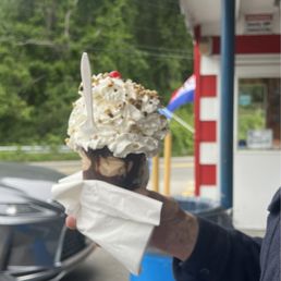 Hot fudge sundae