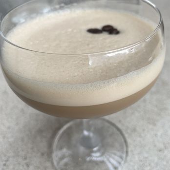 Aba - Espresso Martini with baileys. - Mediterranean Near Me - Chicago, Illinois Aba - Espresso Martini with baileys. - Mediterranean Near Me - Chicago, Illinois