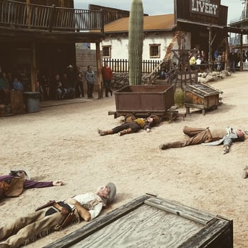 Goldfield Ghost Town - Gun fight! - Landmarks & Historical Buildings Near Me - Apache Junction, Arizona