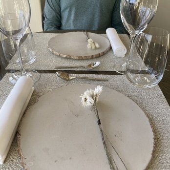 Olivella - Beautiful table setting - Italian Near Me - Ojai, California