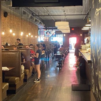 Citizen Burger Bar - Booth, Tables, & Bar seating w/ no blind spots for TVs - Burgers Near Me - Charlottesville, Virginia