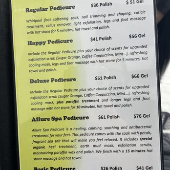 Allure Nails & Spa - Prices for Nails - Nail Salons Near Me - Bakersfield, California Allure Nails & Spa - Prices for Nails - Nail Salons Near Me - Bakersfield, California