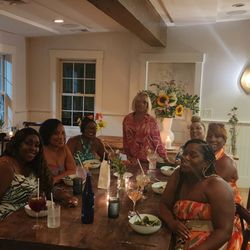 Lambert's Cove Inn - Our garden themed girls dinner