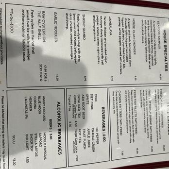 Claw Shack - Menu - Cajun/Creole Near Me - San Jose, California