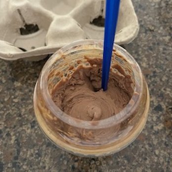 Culver's - Half full and only crumbs of peanut butter cups! - Burgers Near Me - Whitehall, Michigan