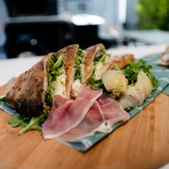 Bocconcini - a sandwich on a cutting board - Wine Tasting Room Near Me - Temecula, California