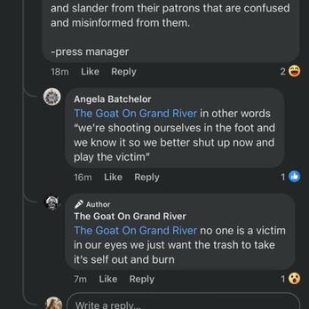 The Goat on Grand River - a screenshot of a text message - Soul Food Near Me - Lansing, Michigan The Goat on Grand River - a screenshot of a text message - Soul Food Near Me - Lansing, Michigan