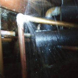 Pipe burst, lots of water