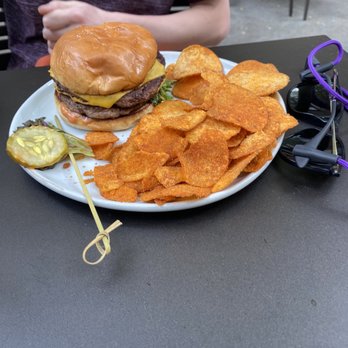 Alcove - Smash Burger with chips - Venues & Event Spaces Near Me - Cincinnati, Ohio