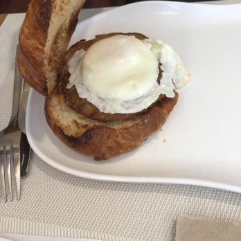 Panera Bread - Sausage and egg on a croissant - Salad Near Me - Easley, South Carolina