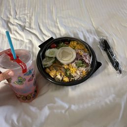 Chef salad & lemonade Chef salad & lemonade