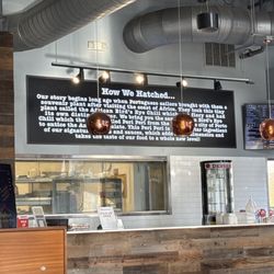 Front of cafe...