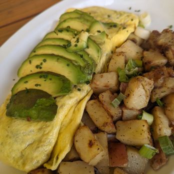 Chad's - Garden omelet with home potatoes - Breakfast & Brunch Near Me - Santa Barbara, California Chad's - Garden omelet with home potatoes - Breakfast & Brunch Near Me - Santa Barbara, California
