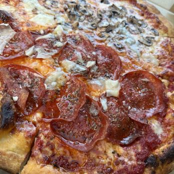 Ripieno's - Pizza 1/2 mushroom ‍ 1/2 pepperoni - Pizza Near Me - Ocean City, Maryland