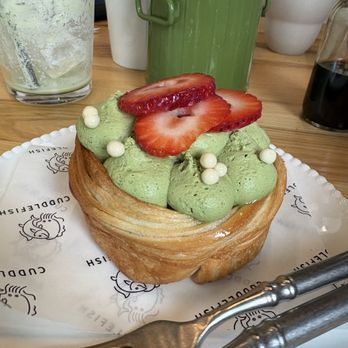 Cuddlefish - Matcha strawberry croissant - Coffee & Tea Near Me - Dunwoody, Georgia Cuddlefish - Matcha strawberry croissant - Coffee & Tea Near Me - Dunwoody, Georgia