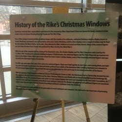 Benjamin & Marian Schuster Performing Arts Center Box Office - The history of Rike's window displays