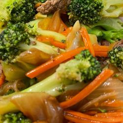 I V lumpias - broccoli beef