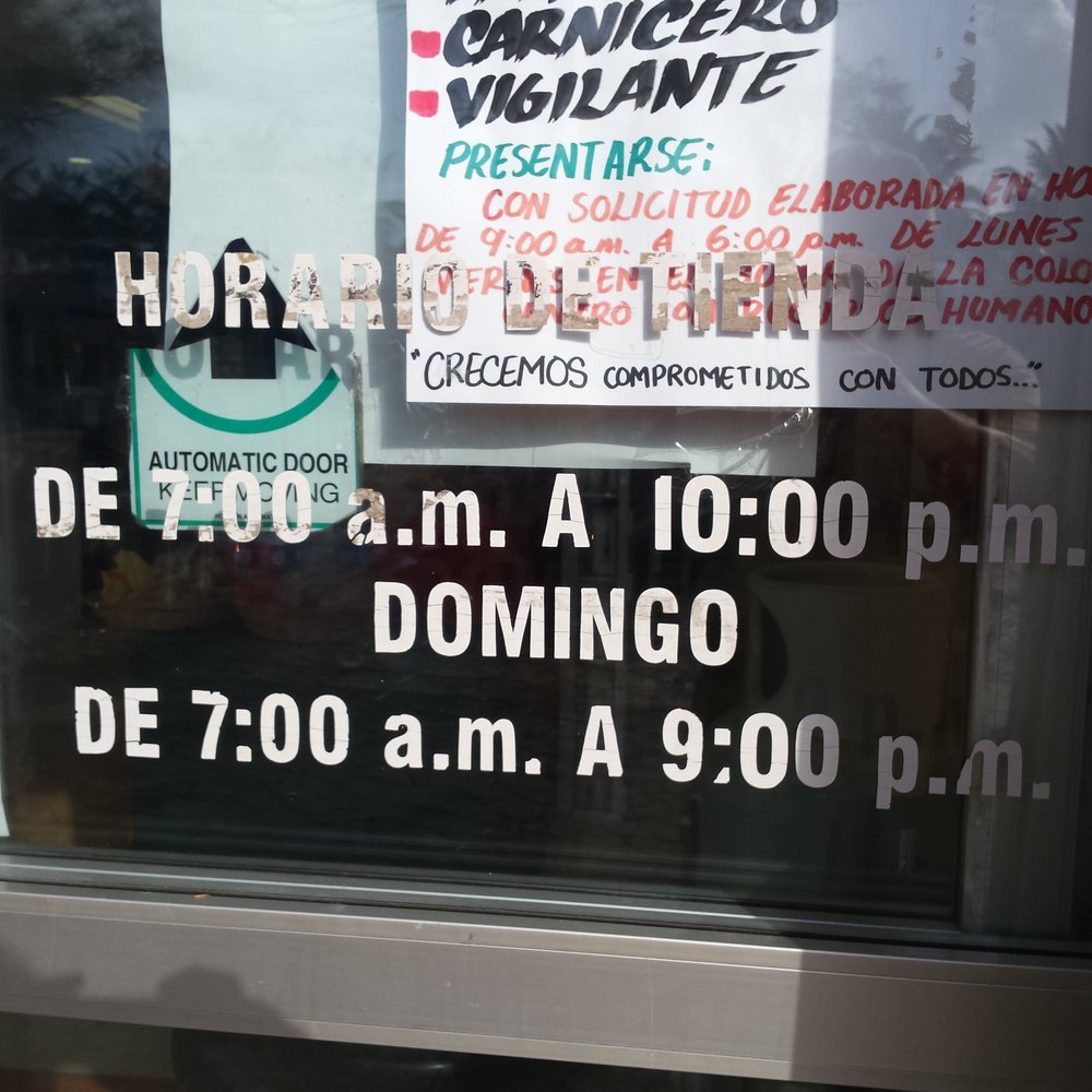 Super Xpress - Hours as of 5.11.2016. - Grocery Near Me - Isla Mujeres, ROO Super Xpress - Hours as of 5.11.2016. - Grocery Near Me - Isla Mujeres, ROO