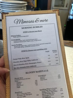 Menu photo 6 Mimosa Franklin, WI