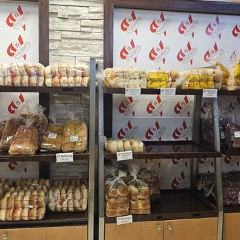 Valerio's Tropical Bakeshop - Back wall of packaged breads... pandesal (regular & mini size). $6 for 16-mini. - Bakeries Near Me - Waipahu, Hawaii Valerio's Tropical Bakeshop - Back wall of packaged breads... pandesal (regular & mini size). $6 for 16-mini. - Bakeries Near Me - Waipahu, Hawaii