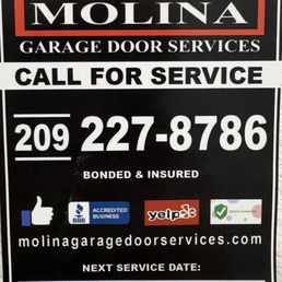 Call Molina Garage Door Services Today!! Call Molina Garage Door Services Today!!