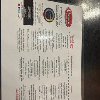 Classico Tomato Pies - Menu - Pizza Near Me - West Windsor Township, New Jersey