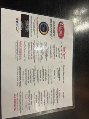 Menu photo 1 Classico Tomato Pies West Windsor Township, NJ