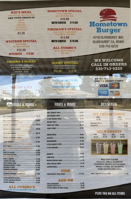 Menu photo 1 Home Town Burger Olivehurst, CA Menu photo 1 Home Town Burger Olivehurst, CA